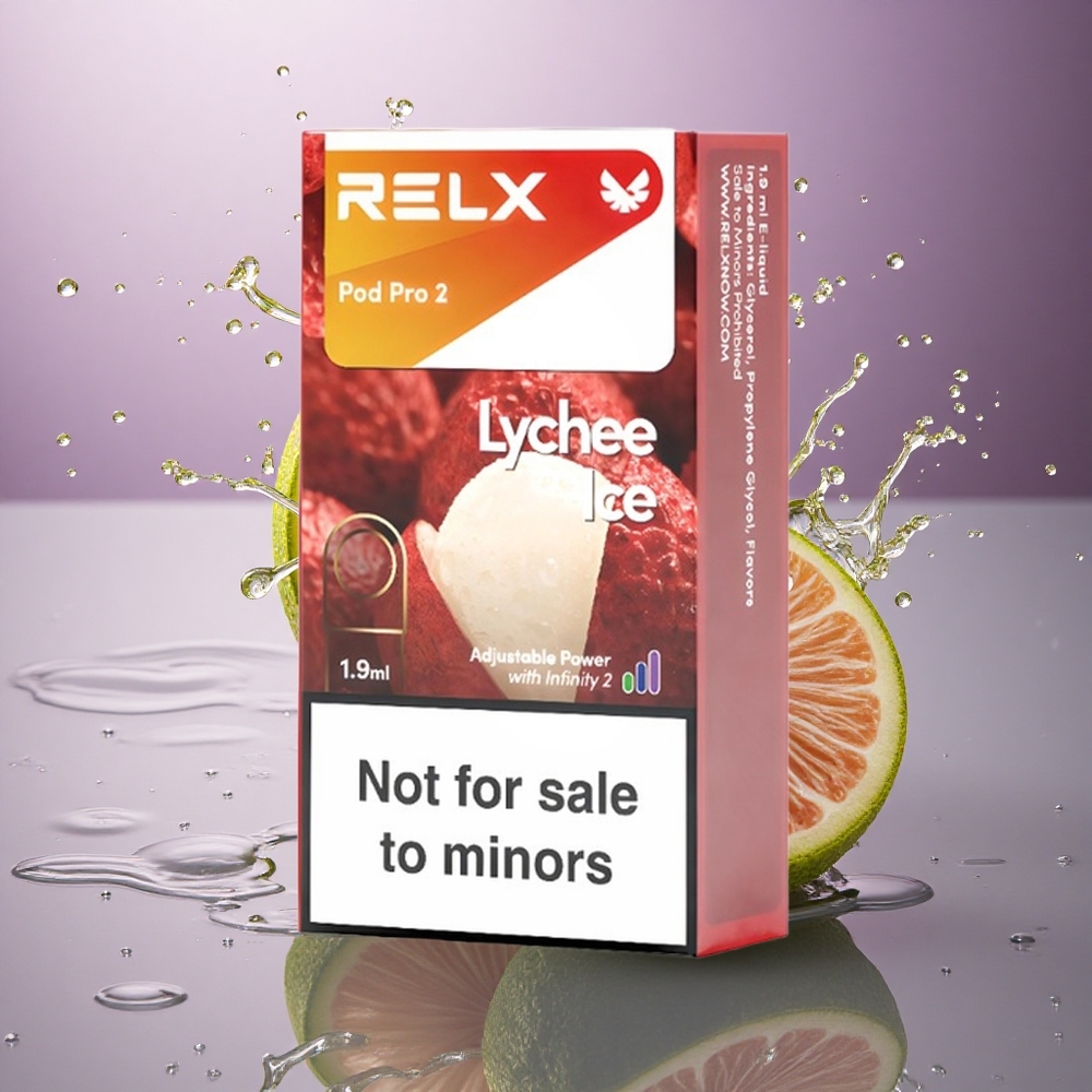Relx Pod Pro 2 Vape Device Liči Ľad 0mg/ml 1,9ml 3 módy (5,5W/6,5W/8W)