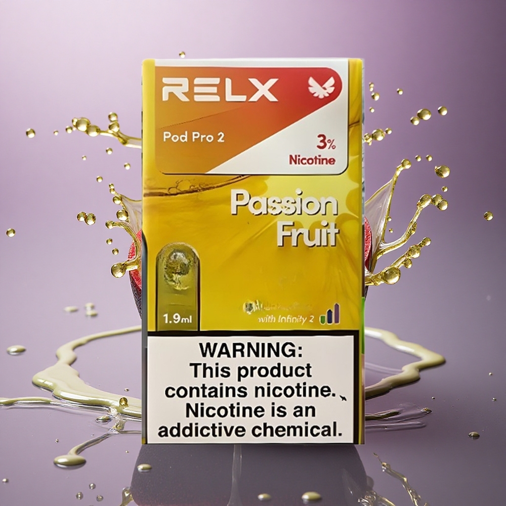 Relx Pod Pro 2 Vape Device Maracuja 30mg/ml nikotín, 1.9ml, 2 ks/balenie, 3 režimy výkonu