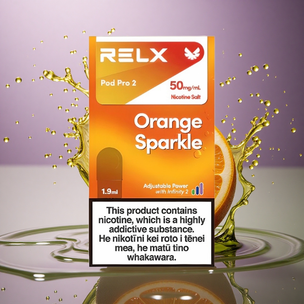 Relx Pod Pro 2 Vape Device Oranžová Iskra 50mg/ml nikotínu, 1.9ml, 3 napätia