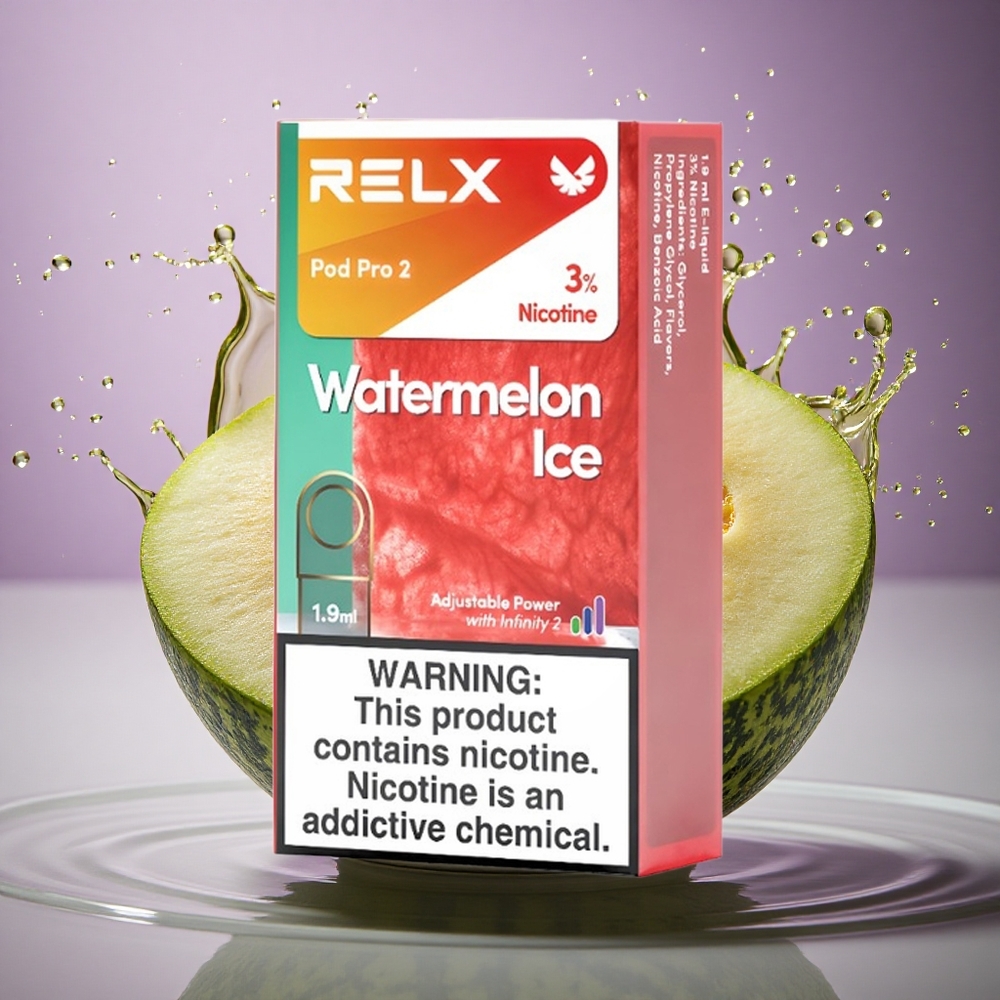 Relx Pod Pro 2 Vape Device Vodný Melón Ľadový 30mg/ml nikotínu, 1.9ml, 3 módy (5.5W/6.5W/8W)