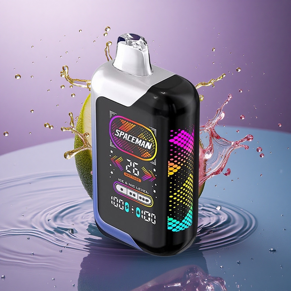 SMOK SPACEMAN SP40000 Puffs Modrá Malina Ľadová 50mg nikotínu 20ml 1000mAh