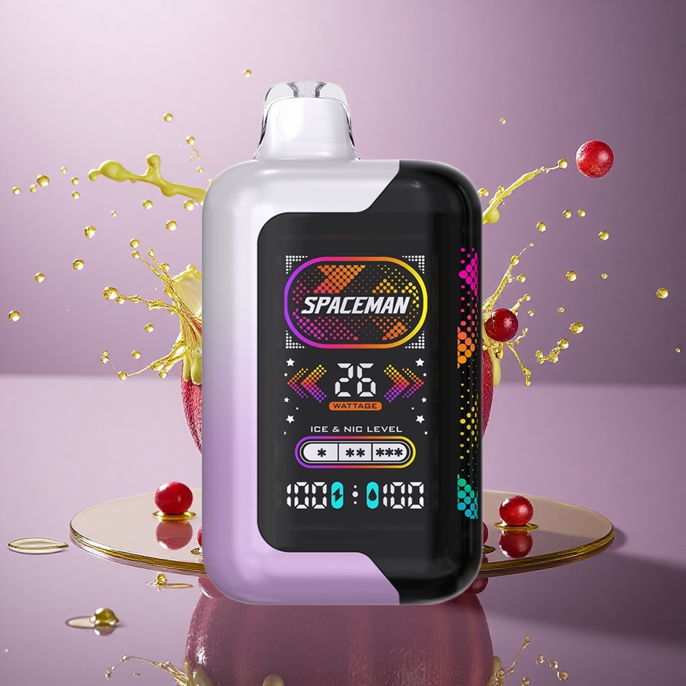 SMOK SPACEMAN SP40000 Puffs Čerešňa Granátová 1000mAh 20ml 50mg nikotínu