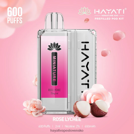 Hayati Miniature 600 podstavcov - 042ZXR44 Hayati Vape Price ruže liči