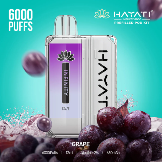 Hayati Infinity Súpravy 6000 pod - 042ZXR150 Hayati Flavour Vapes hrozno