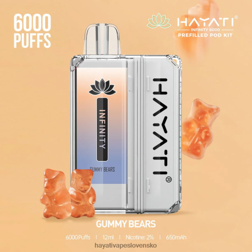 Hayati Infinity Súpravy 6000 pod - 042ZXR151 Hayati Slovensko gumený medvedíci