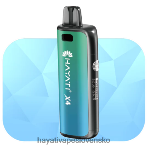 Hayati X4 doplňovateľný pod systém - 042ZXR59 Hayati Flavour List aurora zelená